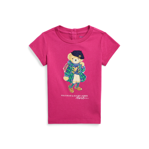 Camiseta en punto de algod&oacute;n Polo Bear Baby Girl en 1