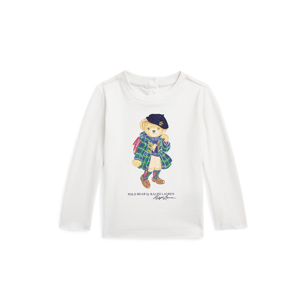 Sweatshirt de algod&atilde;o Polo Bear Baby Girl em 1