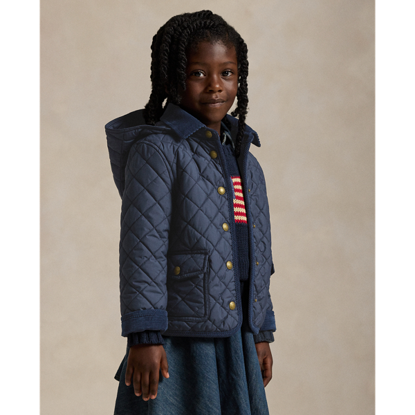 Quilted Barn Jacket for Girls Ralph Lauren UK