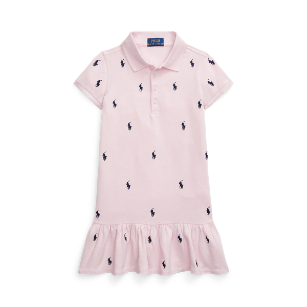 Polo Pony Mesh Polo Dress