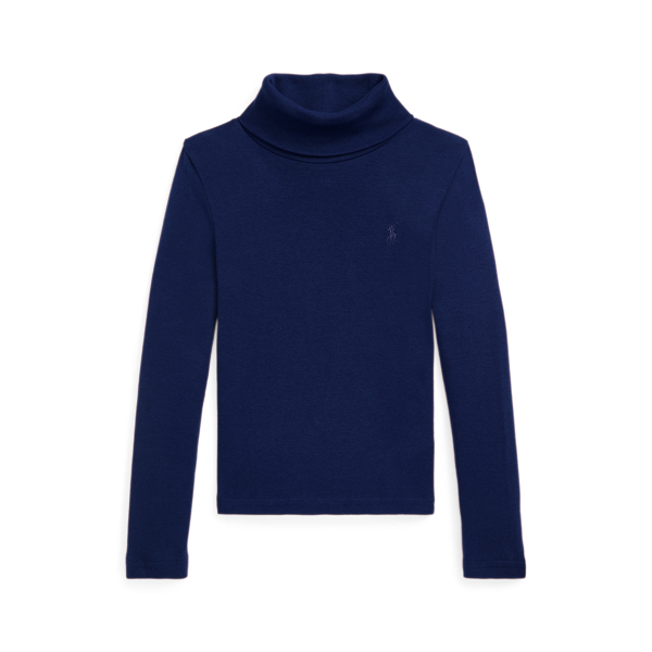 Ribbed Cotton-Modal Turtleneck