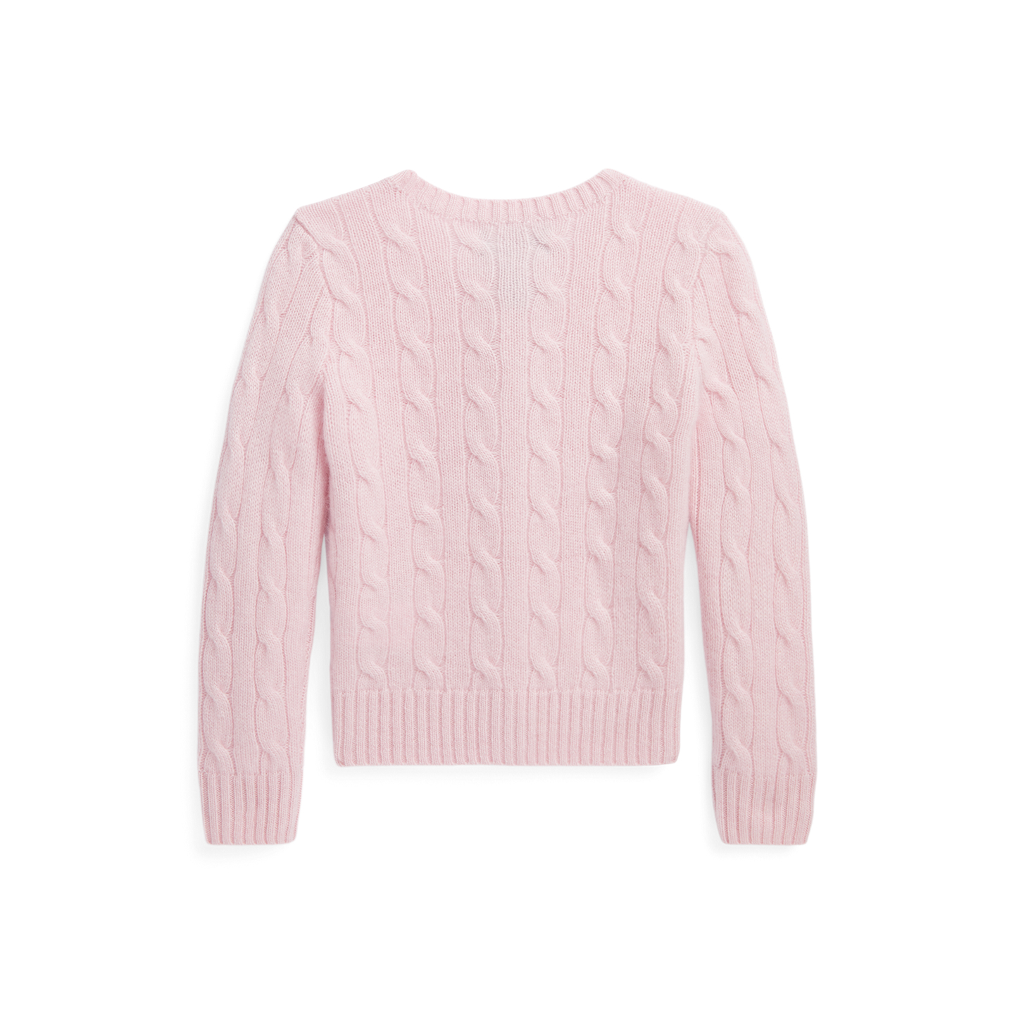 Детский кардиган Ralph Lauren Cable-Knit Cashmere, цвет: Розовый — фото 1