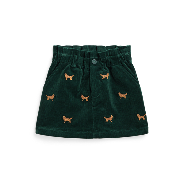 Falda de pana con bordado Girls 1.5-6.5 Years en 1