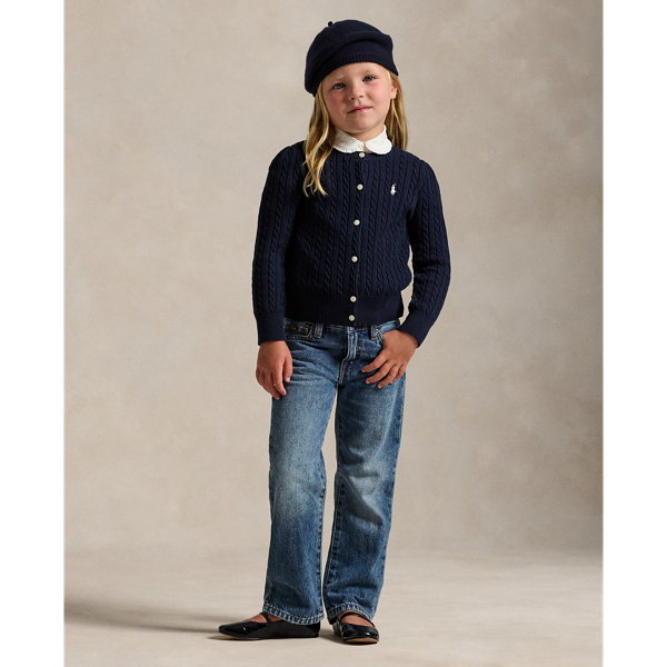 Jean droit taille haute