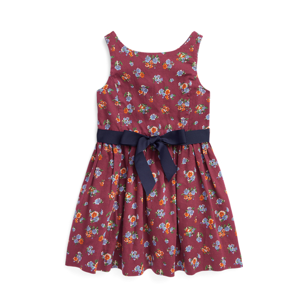 Floral Cotton Sateen Dress