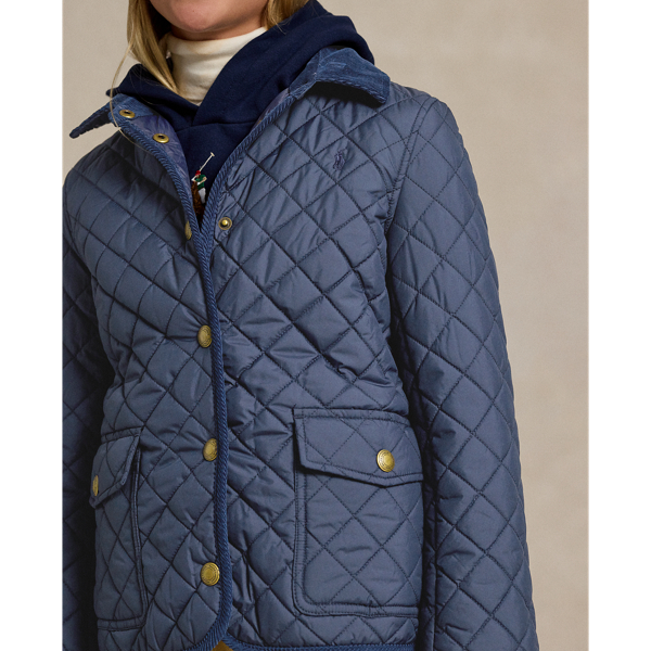 New Polo Ralph Lauren Water-Repellent orders Quilted Reversible Barn Jacket