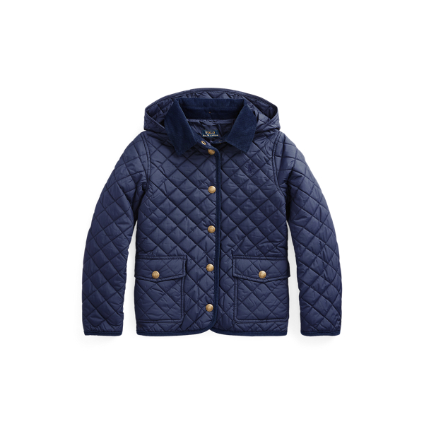 Quilted Barn Jacket for Girls Ralph Lauren UK