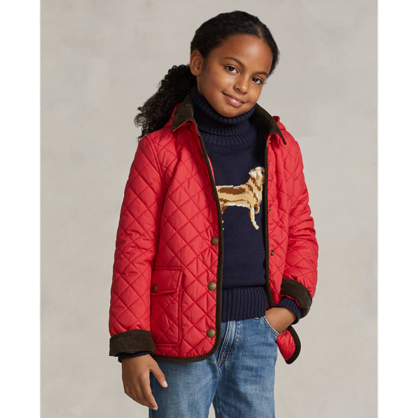 Girls Red Outerwear Ralph Lauren