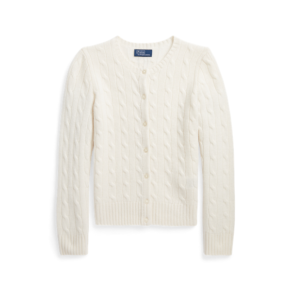 Cable-Knit Cashmere Cardigan