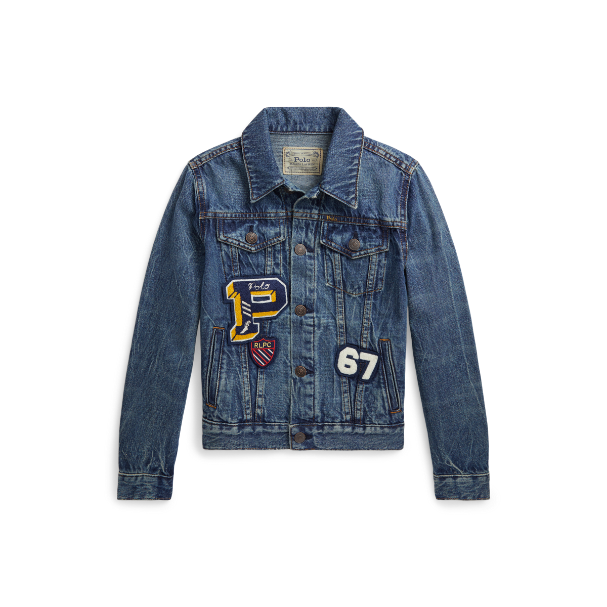 90s Ralph Lauren  denim jacket  ラルフローレン Vintage 90s Polo Ralph Lauren Dungaree Denim Jacket Jean XL