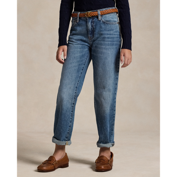 High-Rise Straight Fit Jean Girls 7-14 Years in Janara Wash 4