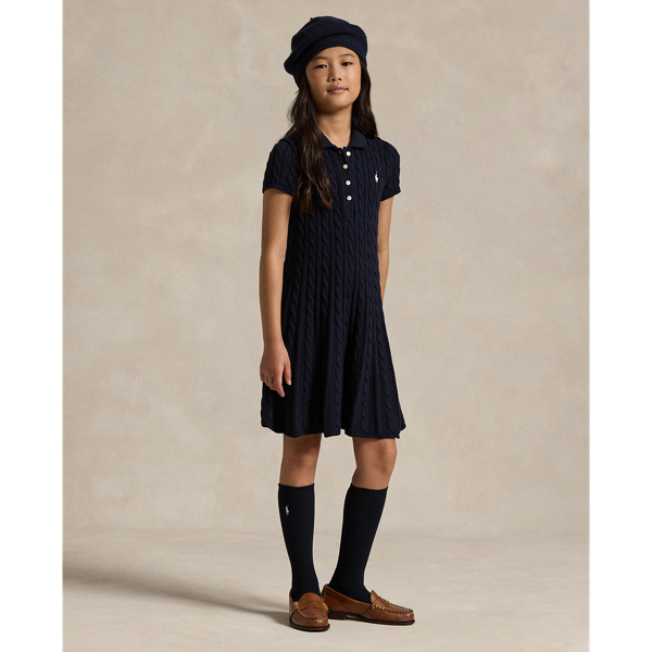 Girls knitted jumper dress on sale