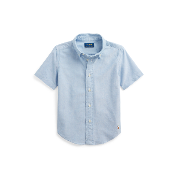 Cotton Oxford Short-Sleeve Uniform Shirt