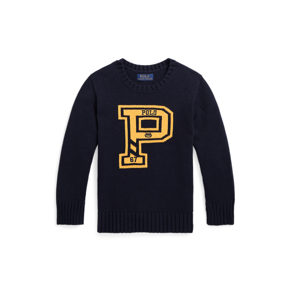 Cotton Letterman Jumper