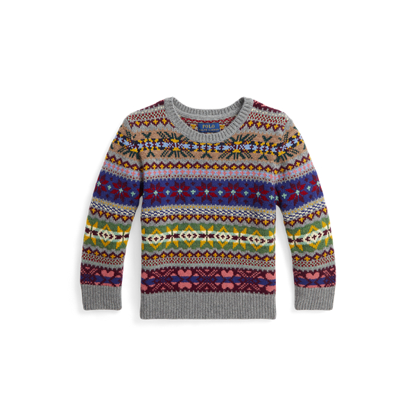 Fair Isle trui van wolmix