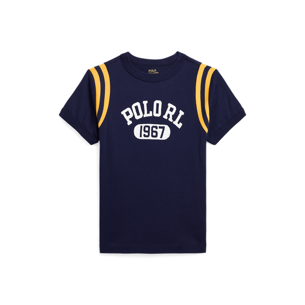 Maglietta in jersey di cotone con logo