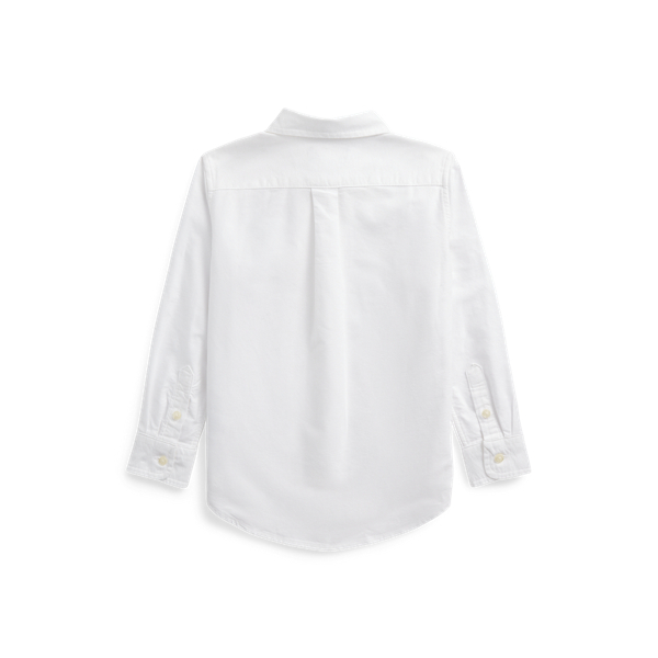White Cotton Oxford Uniform Shirt Boys 2-7 2