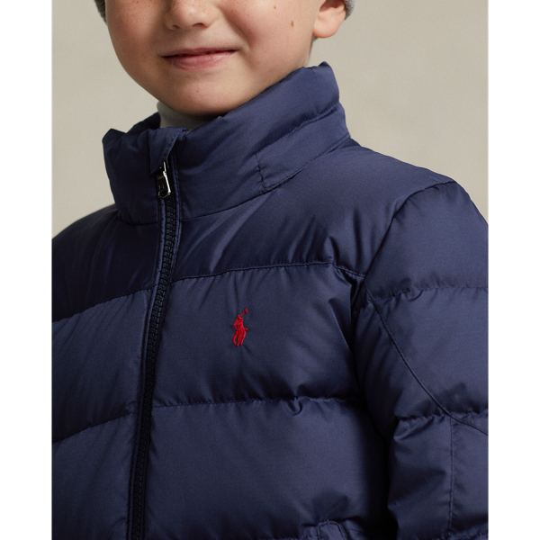 Newport Navy Water-Repellent Down Jacket Boys 1.5-6 Years 5