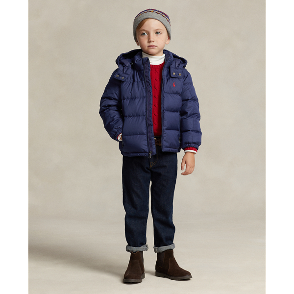 Newport Navy Water-Repellent Down Jacket Boys 1.5-6 Years 6