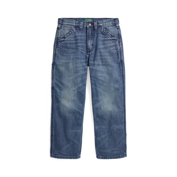 Faded Denim Carpenter Pant Boys 2-7 1