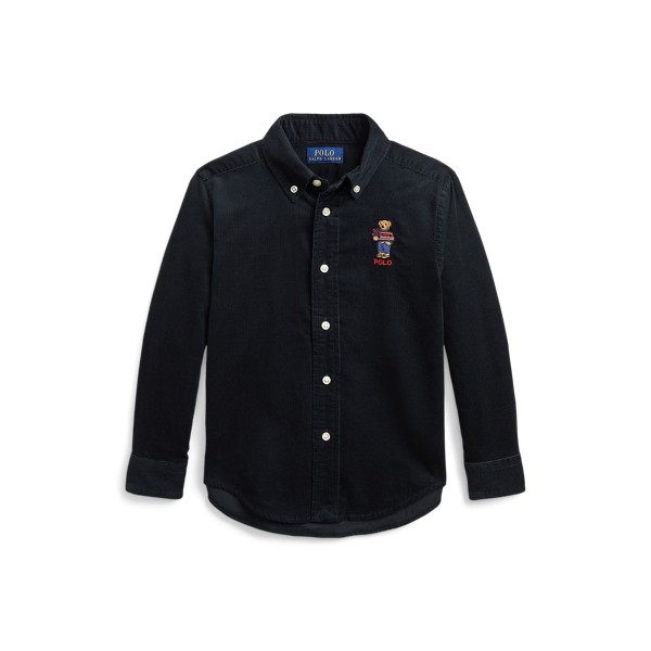 Polo Bear Cotton Corduroy Shirt