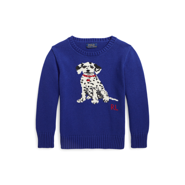 Pull en tricot intarsia &agrave; dalmatien