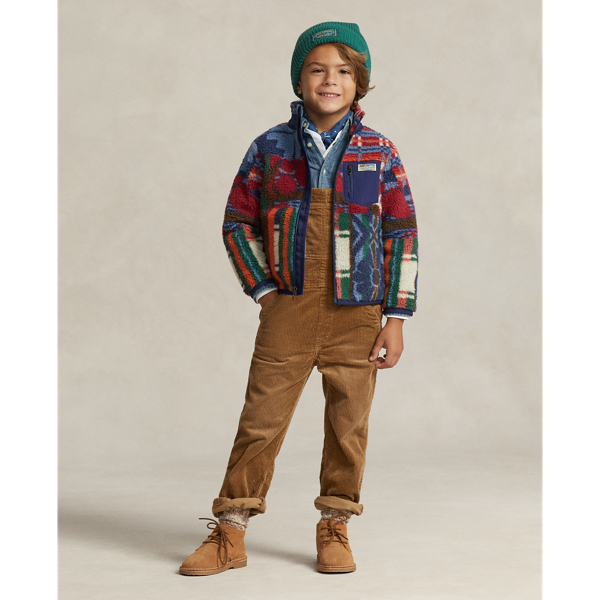 Pinelodge Patchwork LS FZ MOD#1-KN-FUZ Boys 2-7 5