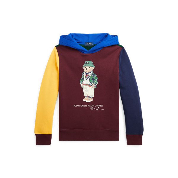 Sweat &agrave; capuche Polo Bear en molleton