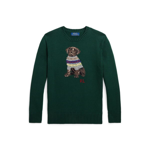Dog-Intarsia Crewneck Sweater | Ralph Lauren