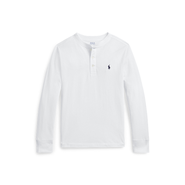 Cotton Jersey Henley Shirt Boys 8-20 1