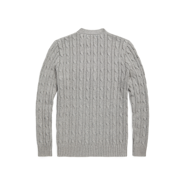 ケーブルニット コットン Vネック カーディガン | ラルフ