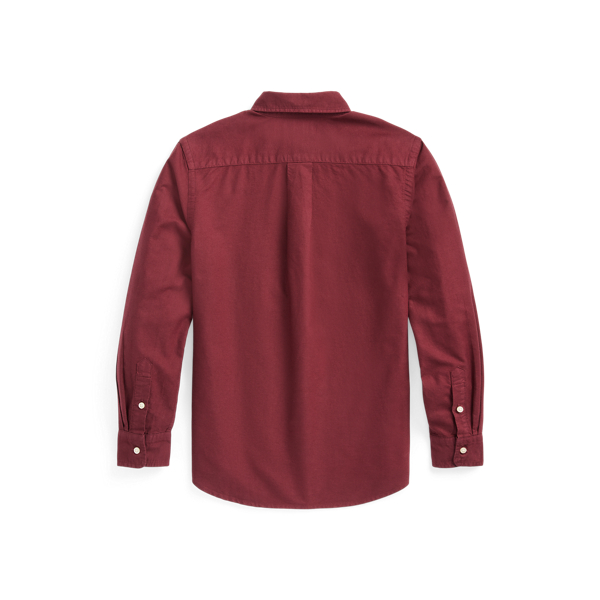 Harvard Wine Garment-Dyed Cotton Oxford Shirt Boys 6-14 Years 3