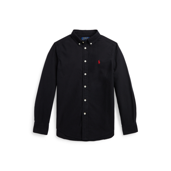 Garment-Dyed Cotton Oxford Shirt