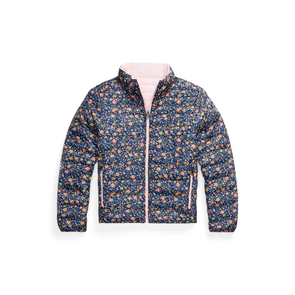 Ralph lauren floral puffer jacket clearance