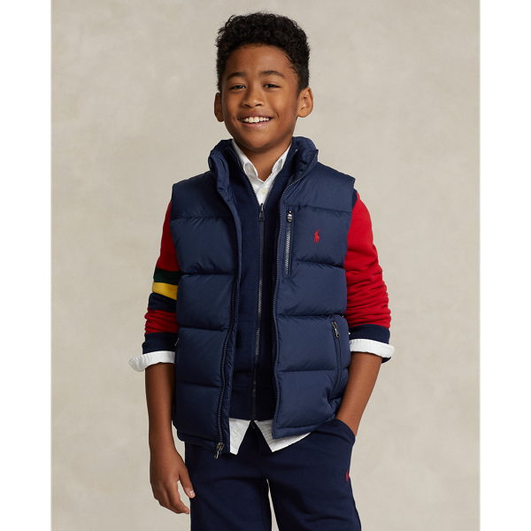 Kids down gilet discount