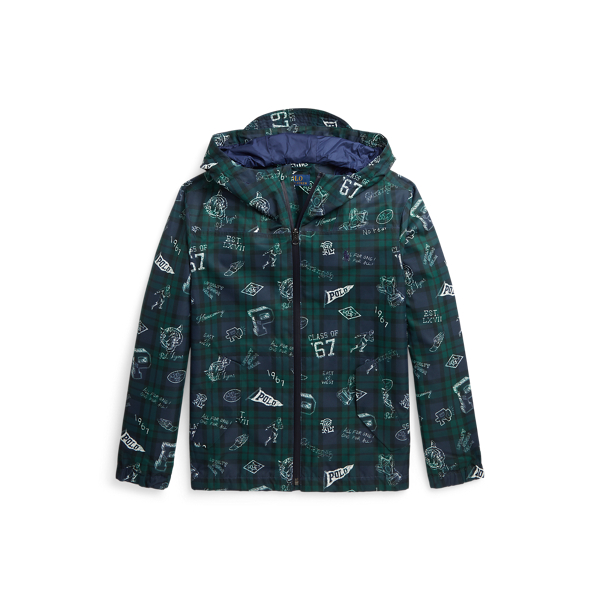 P-Layer 1 Water-Repellent Hooded Jacket Boys 6-14 Years 1