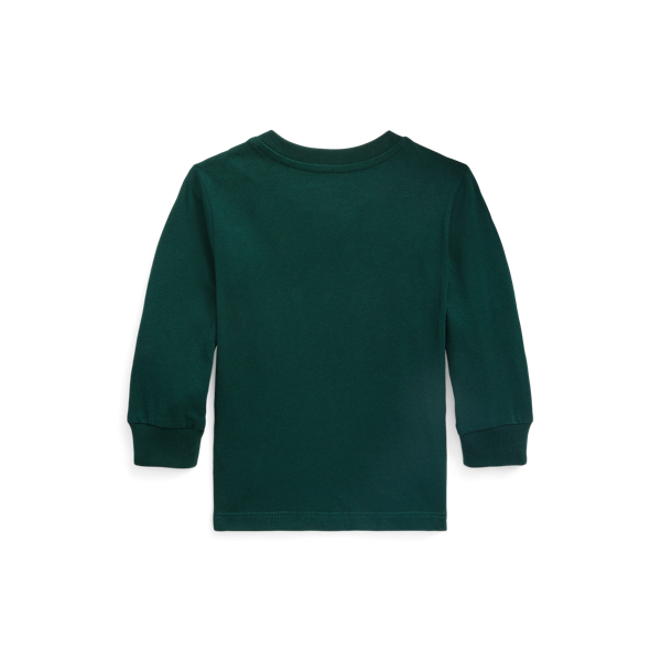 Moss Agate Cotton Jersey Long-Sleeve Tee Baby Boy 2