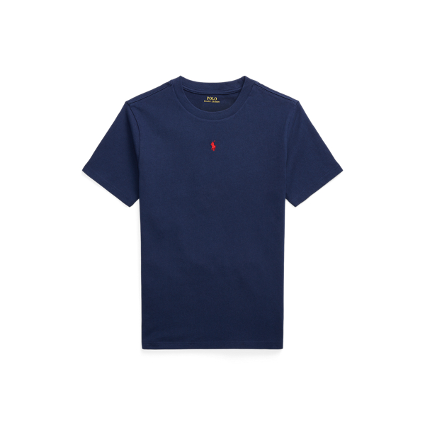 Heavyweight Cotton Jersey Crewneck Tee Boys 6-14 Years 1
