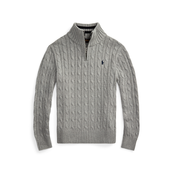 Cotton cable knit jumper hot sale