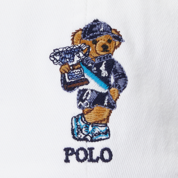 White SPRTCAP BEAR-HW-HAT Boys 8-20 3