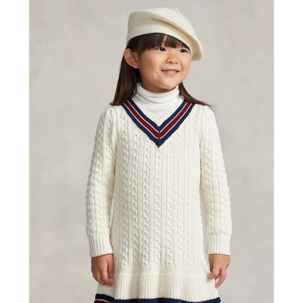 Cricket Cream Multi CRICKETDRES-DR-DAD Girls 2-6x 4