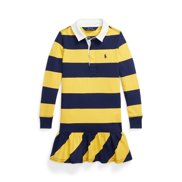 Striped Cotton Jersey Rugby Dress