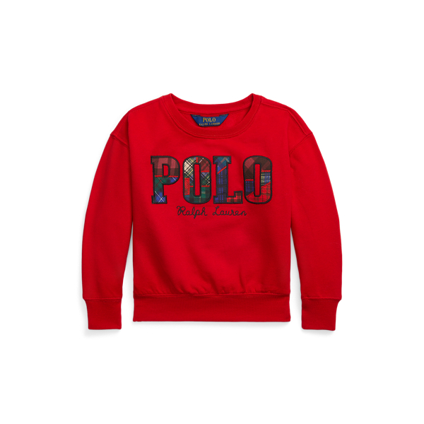 Plaid Logo Fleece Sweatshirt