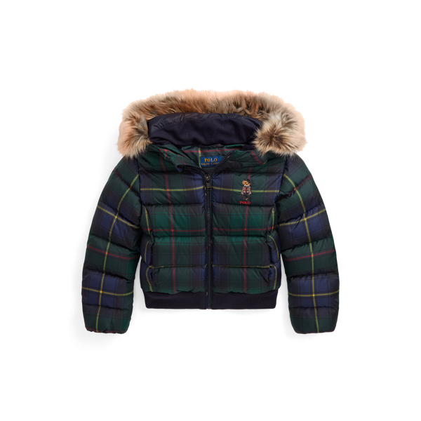 Water Resistant Polo Bear Down Jacket