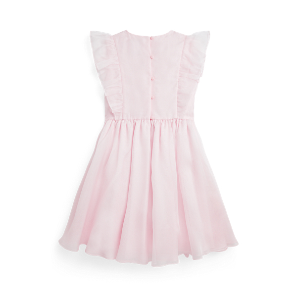 Pink Smocked Mulberry Silk Dress Girls&rsquo; Collection 7-16 3