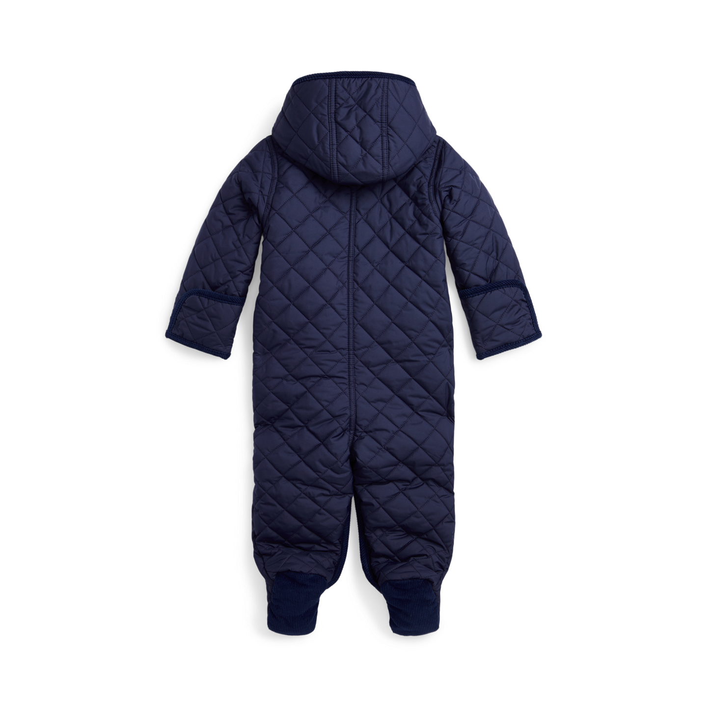 Детские комбинезоны Ralph Lauren Hooded Barn Bunting, цвет: Тёмно-синий — фото 1