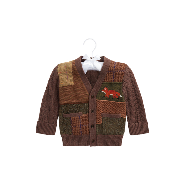 Brooks brothers patchwork cardigan sale