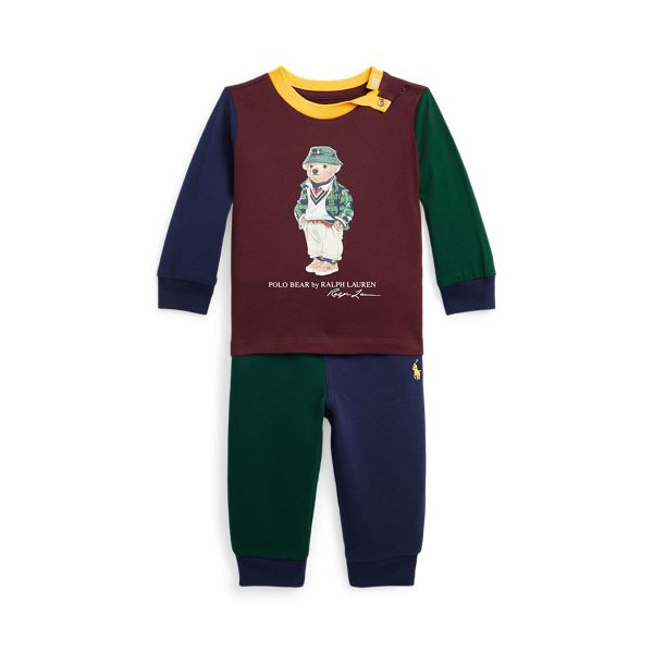 Polo Bear Jersey Tee &amp; Fleece Trouser