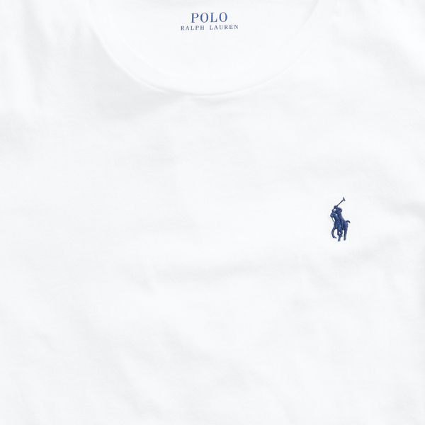 T-Shirt aus Baumwolljersey Polo Ralph Lauren in Wei&szlig;/Navy 5