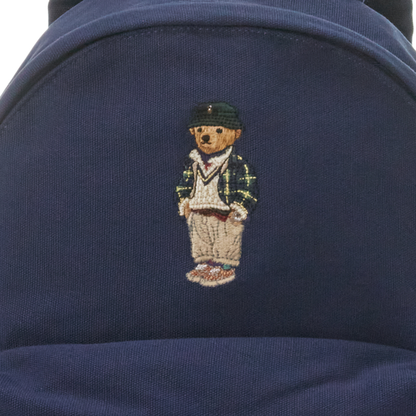 Newport Navy Polo Bear Canvas Backpack Boys 6